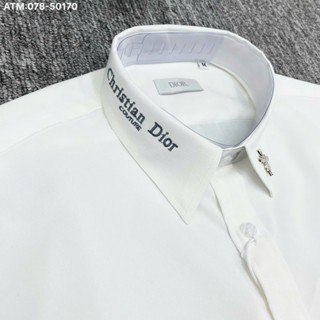 Áo sơ mi nam thêu đì ô họa tiết con ong kim loại, phong cách boxy Boy Phố chất mát trend sơ mi 2025