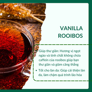 Trà Thảo Mộc Hồng Trà Vanilla Rooibos Nhập Khẩu Nhật Bản Giảm Cân, Thanh Nhiệt Cơ Thể