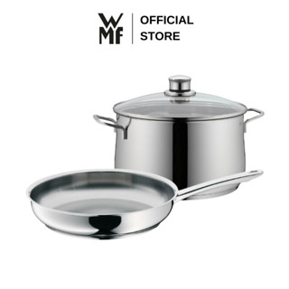 [OUTLET] Nồi Chảo Thép WMF Diadem, Nồi 20cm, Chảo 24cm, Đáy Từ 3 Lớp, Sử Dụng Mọi Loại Bếp