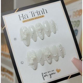 ( HỎA TỐC) NAIL BOX THIẾT KẾ. NAIL CÔ DÂU CHỤP KỶ YẾU