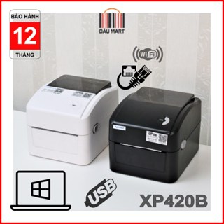 Máy in dPos XP420B LAN + USB in Tem đơn hàng TMĐT Tem vận chuyển và Tem nhãn hàng hóa từ  máy tính PC qua LAN WIFI