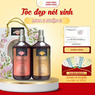 [MUA 2 NHẬN 5] Dầu gội xả biotin collagen VÀNG, Đỏ Luxury Ungex 1000 hương nước hoa thơm lâu Danawa