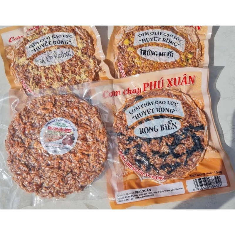 CƠM CHÁY GẠO LỨT ăn kiêng, ăn chay