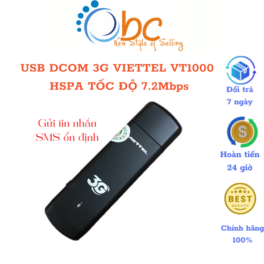 Dcom 3G Viettel VT1000 HSPA - Hàng chính hãng
