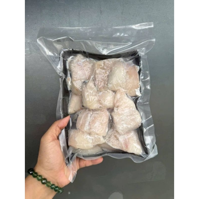 Cá chẽm cắt khúc.túi 500g (giao hoả tốc)