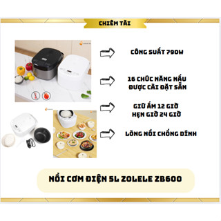 Nồi cơm điện 5L ZOLELE ZB600