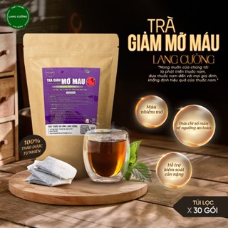  Trà giảm mỡ máu THẦY THUỐC GIA ĐÌNH LANG CƯỜNG máu nhiễm mỡ hỗ trợ kiểm soát cân nặng 