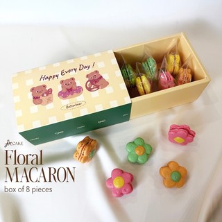 FLORAL FRENCH MACARON (Hộp 8 Bánh)