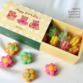 FLORAL FRENCH MACARON (Hộp 8 Bánh)