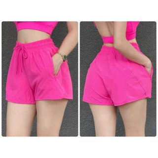 Quần thể thao nữ Hai Túi Khoá,Quần Hai Lớp chất mát mịn co giãn phù hợp tất cả các môn thể thao