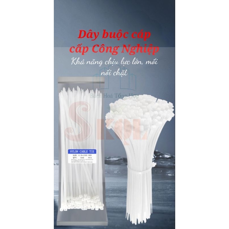 Dây rút nhựa hàng tốt - Dây lạc nhựa/ Dây rút nhựa hàng dày bịch 100 sợi