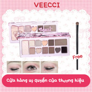 Cọ trang điểm tạm thời đã hết hàngVEECCI Bảng Phấn Mắt 11 Ô Ánh Ngọc Trai Lì Đa Chức Năng Phát Triển Màu Sắc Lâu Dài Dễ