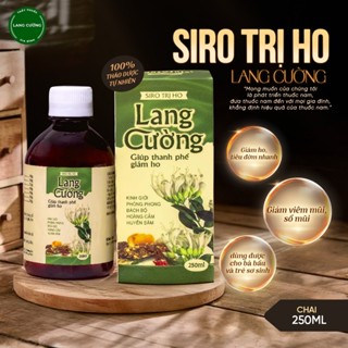 SIRO HO - SIRO HO LANG CƯỜNG - SIRO HO THẢO MỘC Thầy Thuốc Gia Đình Lang Cường