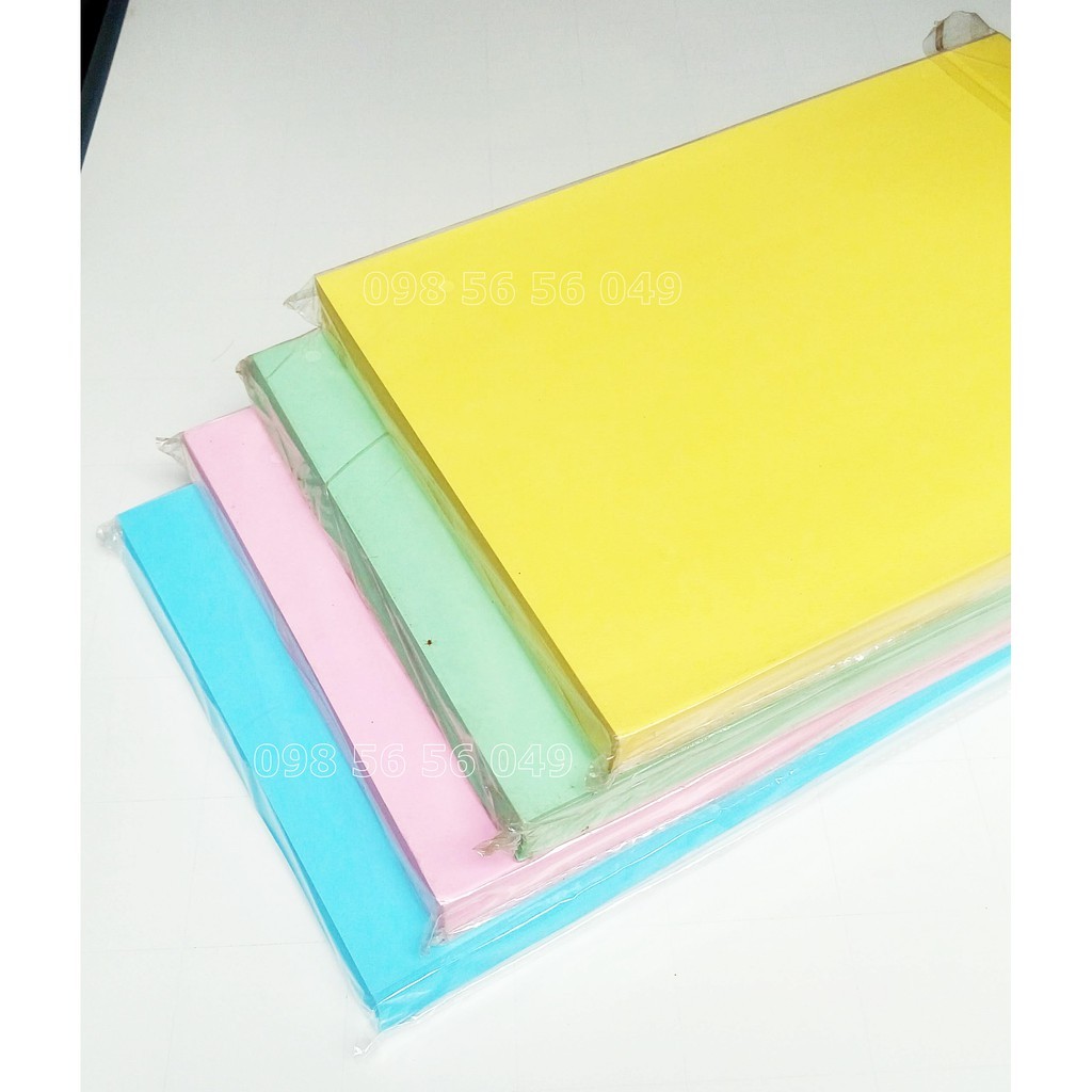 GIẤY MÀU A4 THÁI LAN 70 GSM - 80 GSM (500 TỜ)