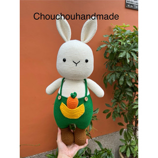 Thú len nhồi bông handmade  - Thỏ Chubby