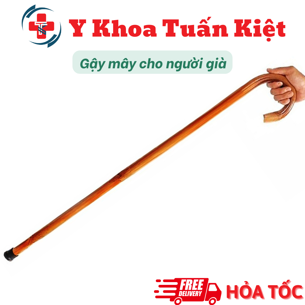 ✅ Gậy mây cho người già, gậy mây batoong
