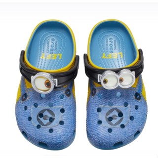  Dép sục Cross giày sục cross clog basic trẻ em Minions màu xanh bé trai bé gái Despicable Me - Black 