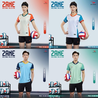 Bộ Quần Áo Bóng Chuyền Nam Nữ, Chất Liệu Thun Mềm Co Giãn, Họa Tiết Nổi Bật - BEYONO Zane 