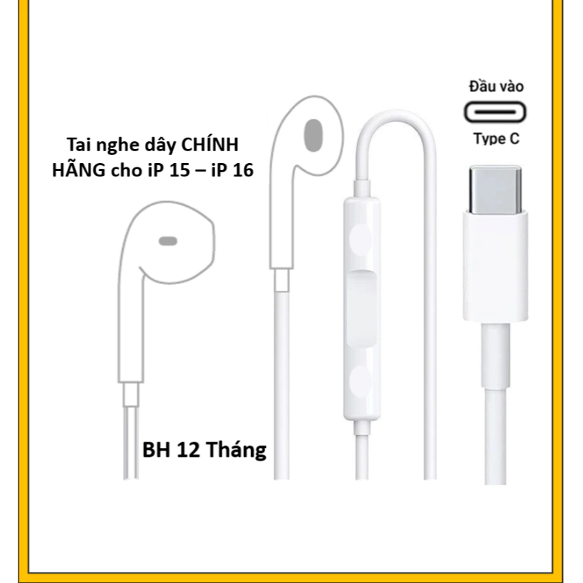 Tai nghe type C dành cho 15 pro max và các dòng Samsung Xiaomi Oppo nghe gọi bass hay nghe nhạc chơi game mic thoại