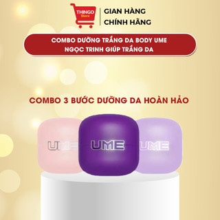   Dùng thử 20gr  Kem body Ngọc Trinh trắng da Ume Việt Nam mẫu dùng thử cho cả 3 bước 