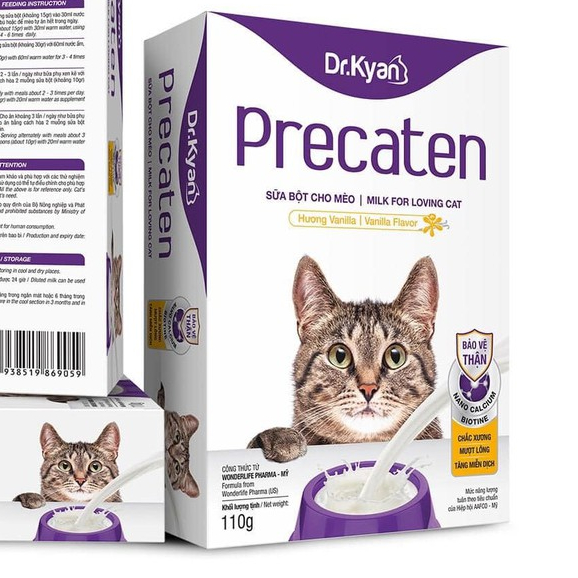 Sữa bột Precaten Dr.Kyan cho Mèo