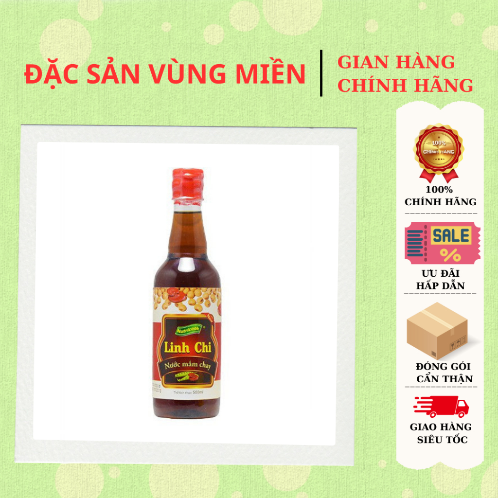 Nước mắm chay Linh Chi 500ml