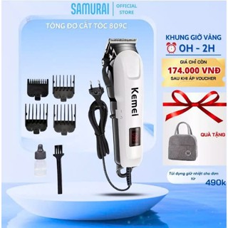 Tông Đơ Cắt Tóc Kemei 809A -809C Tăng Đơ Cắt Tóc Gia Đình Chuyên Nghiệp Chính Hãng, Màn Hình LED cao cấp-GIA DUNG HA NOI