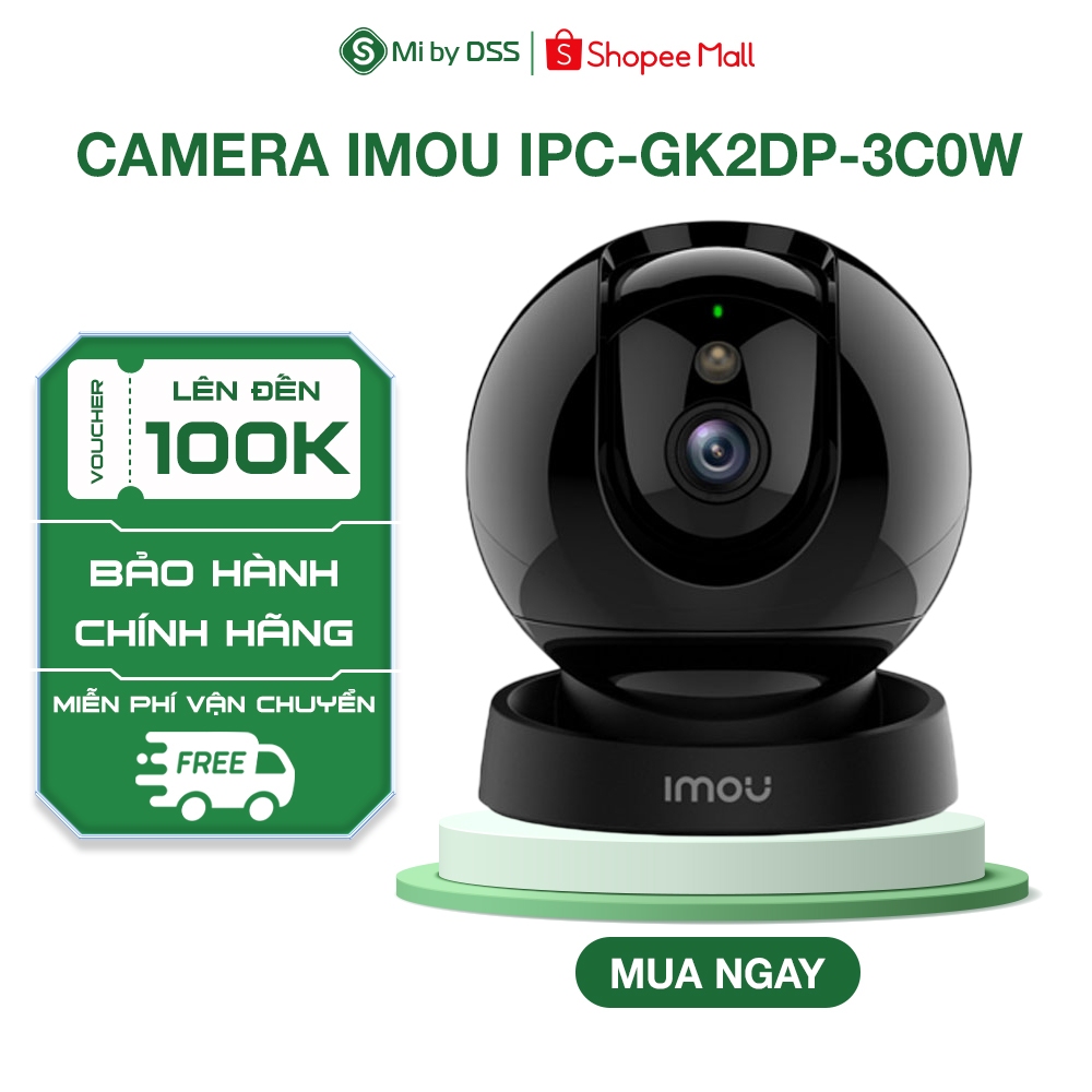 Camera Wifi Trong Nhà Imou IPC-GK2DP 3COWE - Đàm Thoại 2 Chiều - Hỗ Trợ 4 Chế Độ Ban Đêm