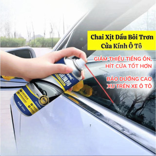 Chai Xịt Dầu Bôi Trơn Cửa Kính Ô Tô, Dung Dịch Bôi Trơn Cửa Kính Bảo Vệ Gioăng Cao Su 450ml Hemi Home - DBT01