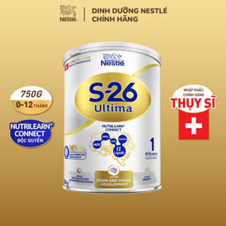 Sữa Bột Nestlé S-26 ULTIMA 1, 750G, Với Hợp Chất NUTRILEARN CONNECT, Nhập Khẩu Thụy Sĩ