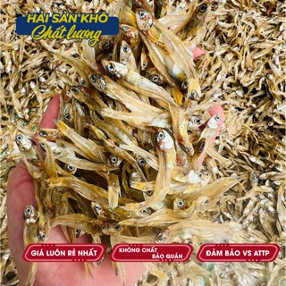  Cá Cơm Khô loại Nhỏ trắng ngọt đặc biệt đặc sản Ba Làng Foods 500g 1000g 