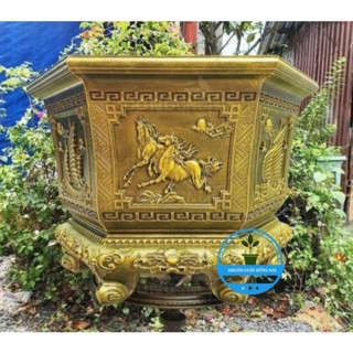 Khuôn đúc chậu cảnh ABS lục giác 70 chân liền.