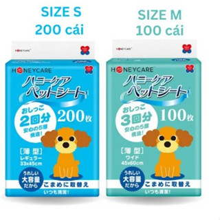 Phiên bản tiết kiệm Tấm Lót Chuồng Vệ Sinh Cho Chó Mèo – Honey Care Standard Nhật Bản