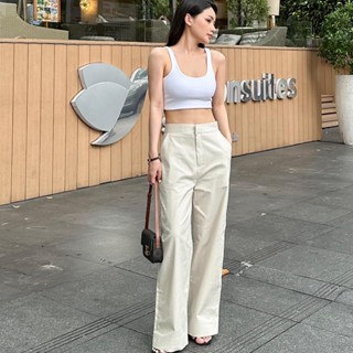 Quần Kaki Nữ, Quần Dài Nữ Ống Suông Juli Trouser, Chất Liệu Vải Kaki Tuyển Chọn, Đa Năng Phong Cách, Lưng Cao, Dễ Phối