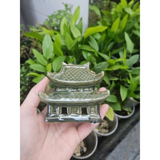 Phụ kiện trang trí bể cá: Mái chùa