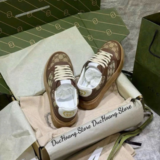 GIÀY SNEA.KER M0N0GRAM BROWN LAI AU [ Full Box ]