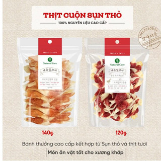 THỊT CUỘN SỤN THỎ CHO CHÓ - Snack Natural core