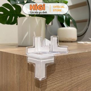  Miếng Bịt Góc Bàn Silicone Trong Suốt Chống Va Đập An Toàn Cho Bé Và Người Già Bọc Góc Cạnh Bàn 