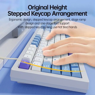 Bàn Phím Cơ Không Dây LANGTU F99 - 3 Kết Nối Layout 99 Phím, HOTSWAP 5 Pin, LED RGB 6 Tháng Bảo Hành