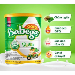Sữa Babego số 3 ( từ 2 tuổi trở lên), số 2 ( 6 - 36 tháng ), số 0 - 12 tháng