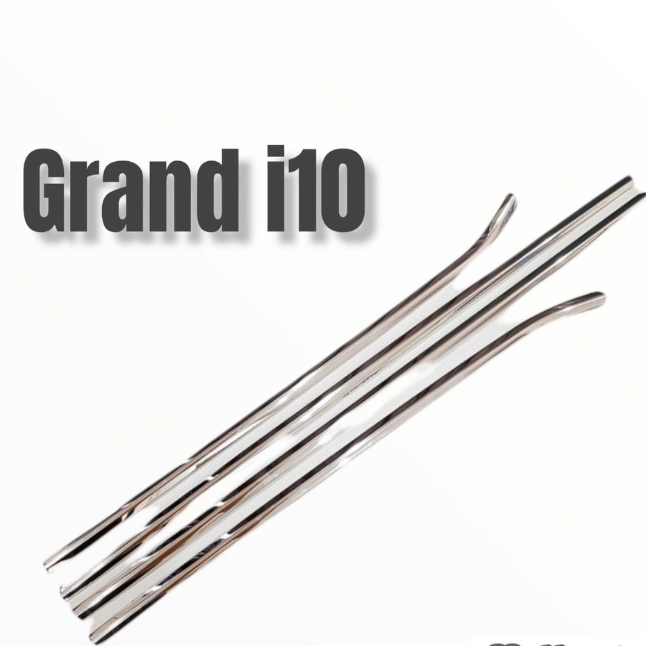 Nẹp chân kính xe Grand i10 2014 đến 2024 dùng cả bản Hatchback và Sedan