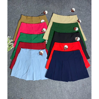  Váy thể thao nữ váy kaki chơi Golf Pickleball đi chơi hay đi làm đều đẹp bên trong có quần thun co giãn và túi dáng đẹp 