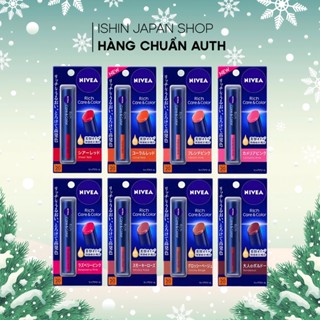(Nội địa Nhật) Son dưỡng môi NIVEA Rich Care & Color SPF20 PA++ có màu - Nhật Bản
