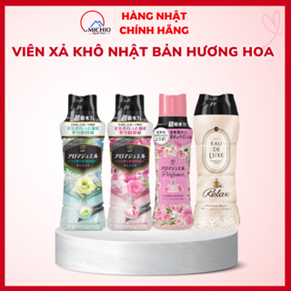 Viên xả khô quần áo P&G Lenor Eau De Luxe Relax Nhật Bản 520ml hương nước hoa lưu hương lâu