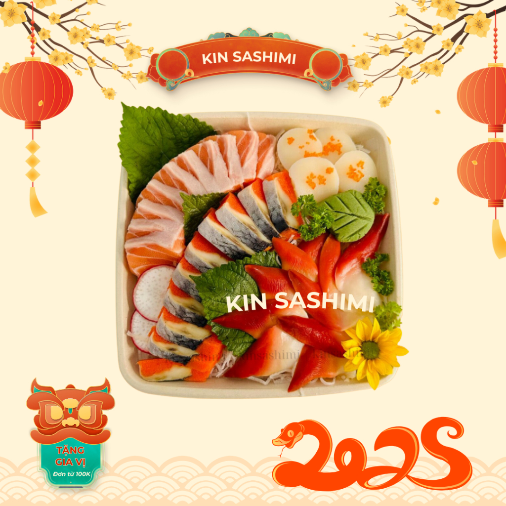 [HCM-GIAO HỎA TỐC 2H] Sashimi Cá Hồi, Sò Điệp, Sò Đỏ, Cá Trích