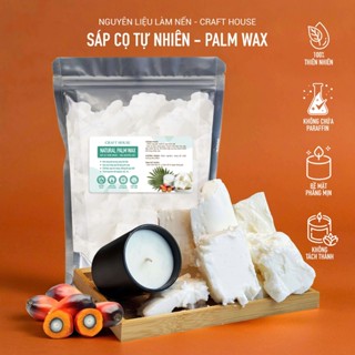  Sáp Cọ Mềm Tự Nhiên Cao Cấp Làm Nến Thơm Nến Trụ – Natural Palm Wax – Craft House 500g 1kg 