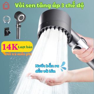   HÀNG LOẠI 1  Vòi sen tăng áp ba chế độ áp suất cao tích hợp bàn chải massage cơ thể 