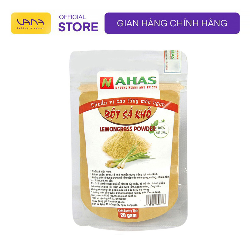 Bột sả khô NAHAS gói 20g
