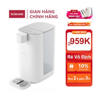  Máy nước nóng để bàn 3L Scishare Nấu nước nhanh nước ấm nóng pha sữa cho bé pha trà túi lọc cafe hoà tan 