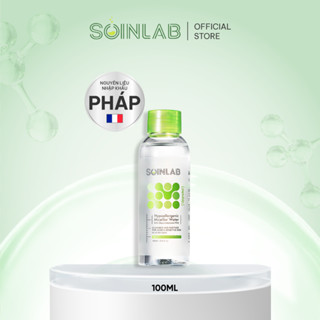 Nước tẩy trang SOINLAB 100ml làm sạch dịu da Hypoallergenic Micellar Water With Gluconolactone PHA SOIN02